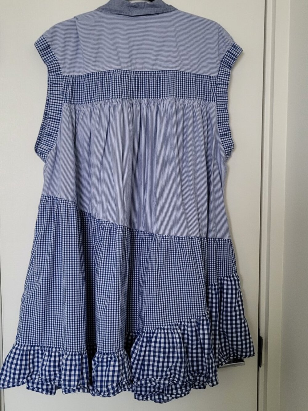 Anthropologie Pilcro Gingham Mini Dress 2X - Picture 3 of 3